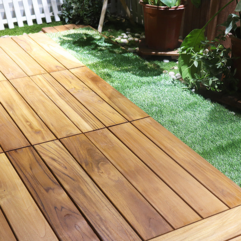 Interlocking Patio Flooring Tiles Solid Wood Patio Flooring Tiles for Outdoor Clearhalo 'Home Improvement' 'home_improvement' 'home_improvement_outdoor_deck_tiles_planks' 'Outdoor Deck Tiles & Planks' 'Outdoor Flooring & Tile' 'Outdoor Remodel' 'outdoor_deck_tiles_planks' 7506616