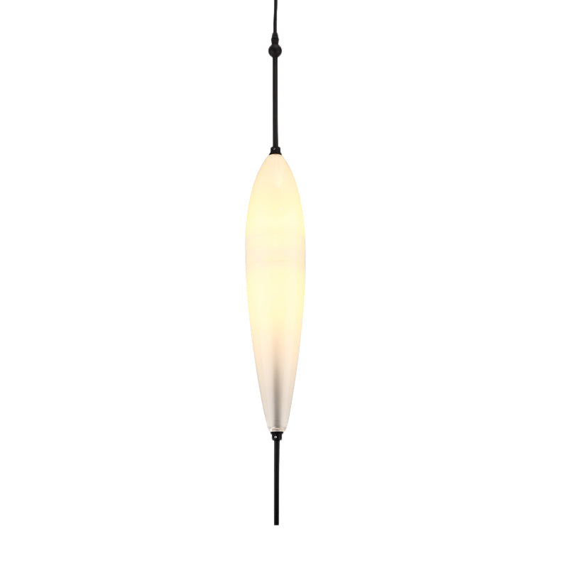 Teardrop/Drum/Cylinder Cluster Pendant Modernist Blue/White Glass 1/3 Lights Dining Room Hanging Light Fixture Clearhalo 'Ceiling Lights' 'Glass shade' 'Glass' 'Modern Pendants' 'Modern' 'Pendant Lights' 'Pendants' Lighting' 768010