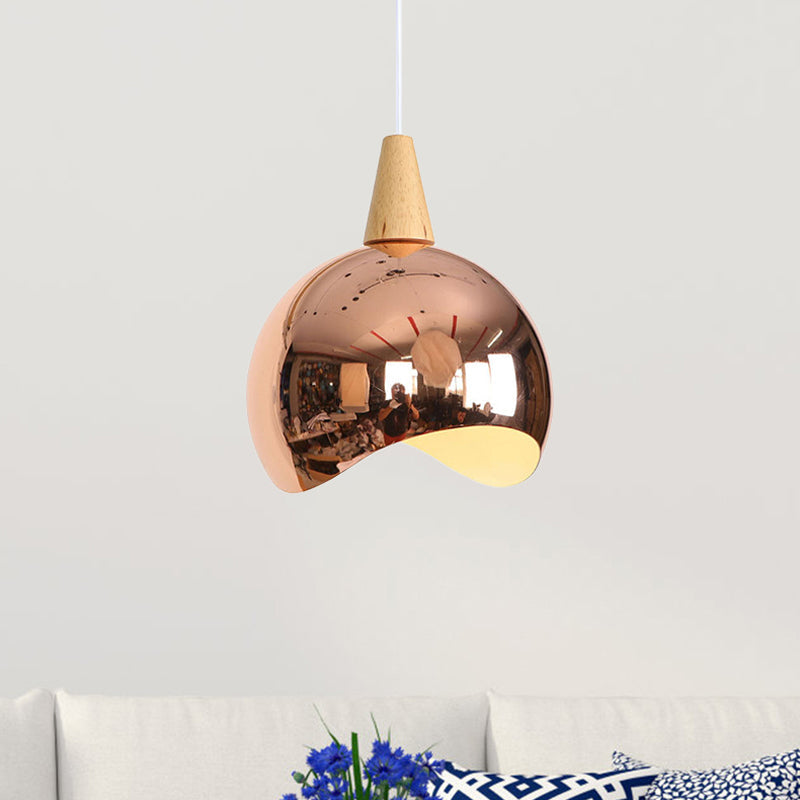 Mirror Globe Pendant Light Nordic Style Single Light Ceiling Hanging Light for Corridor Clearhalo 'Art Deco Pendants' 'Cast Iron' 'Ceiling Lights' 'Ceramic' 'Crystal' 'Industrial Pendants' 'Industrial' 'Metal' 'Middle Century Pendants' 'Pendant Lights' 'Pendants' 'Tiffany' Lighting' 769700