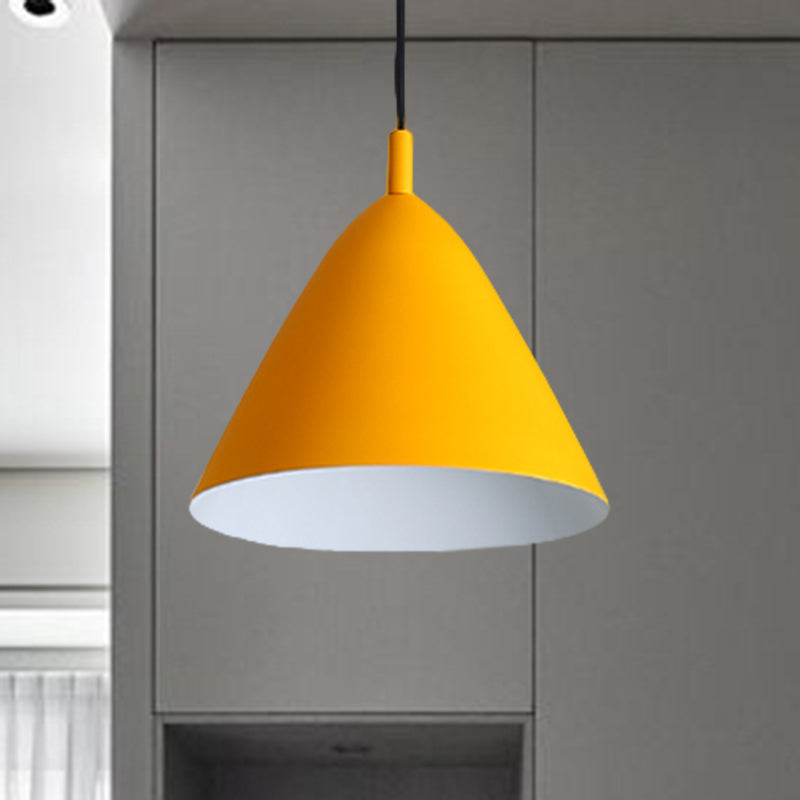 Tapered Ceiling Pendant Light Modernism Metal 10.5