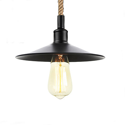 Metal Flat/Cone Pendant Lighting Industrial 7