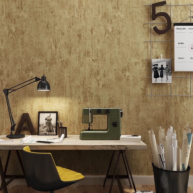 Industrial Mottled Cement Effect Wallpaper, Decorative Non-Pasted Wall Covering 20.5