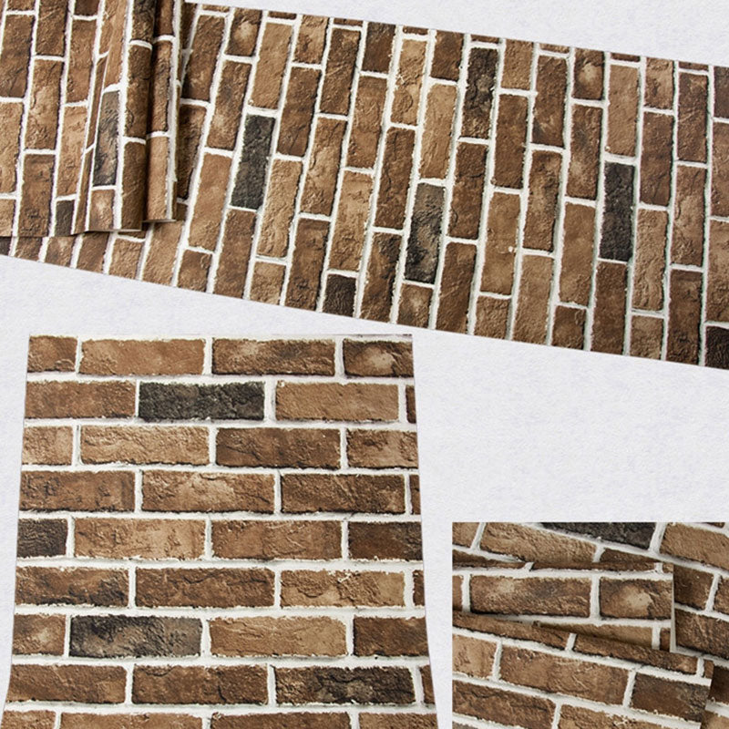 Retro Brick Non-Pasted Wallpaper, 33' x 20.5