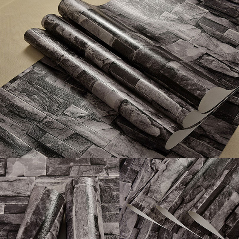 3D Print Stone Wallpaper Dark Color Brick 20.5