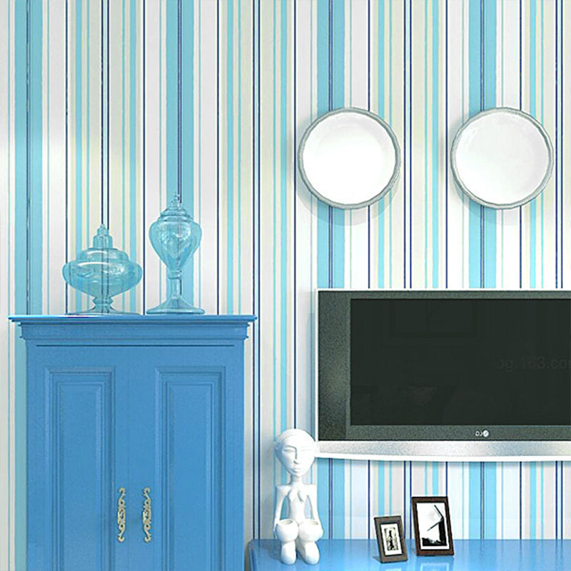 Nordic and Simple Stripes Wallpaper 33'L x 20.5