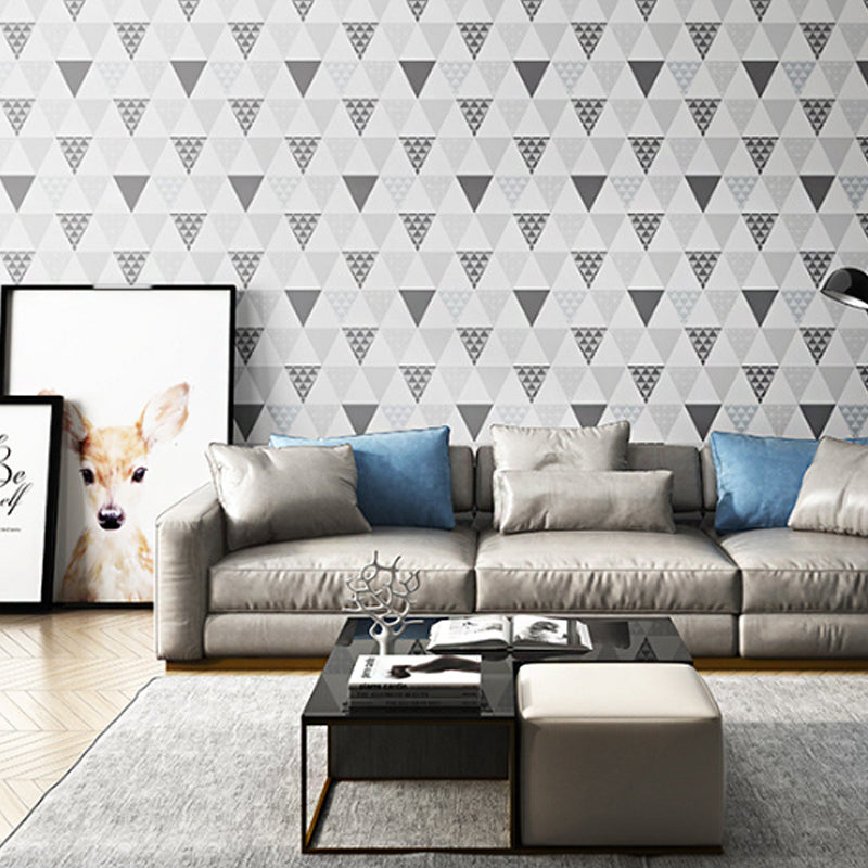 Plaster Contemporary Triangle Wallpaper 20.5