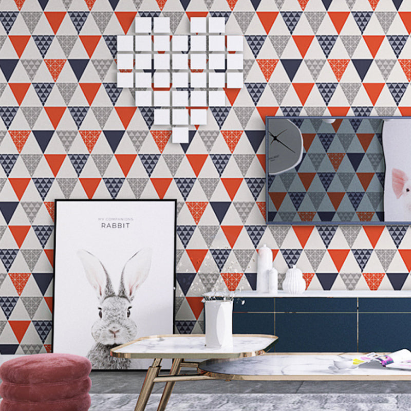 Plaster Contemporary Triangle Wallpaper 20.5