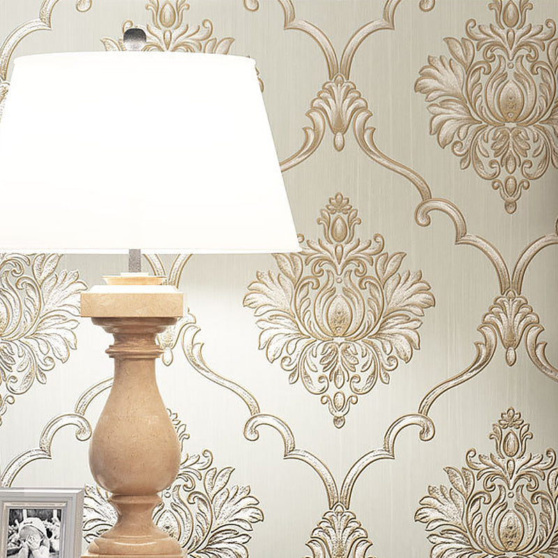 European Floral Design Wallpaper 33' x 20.5