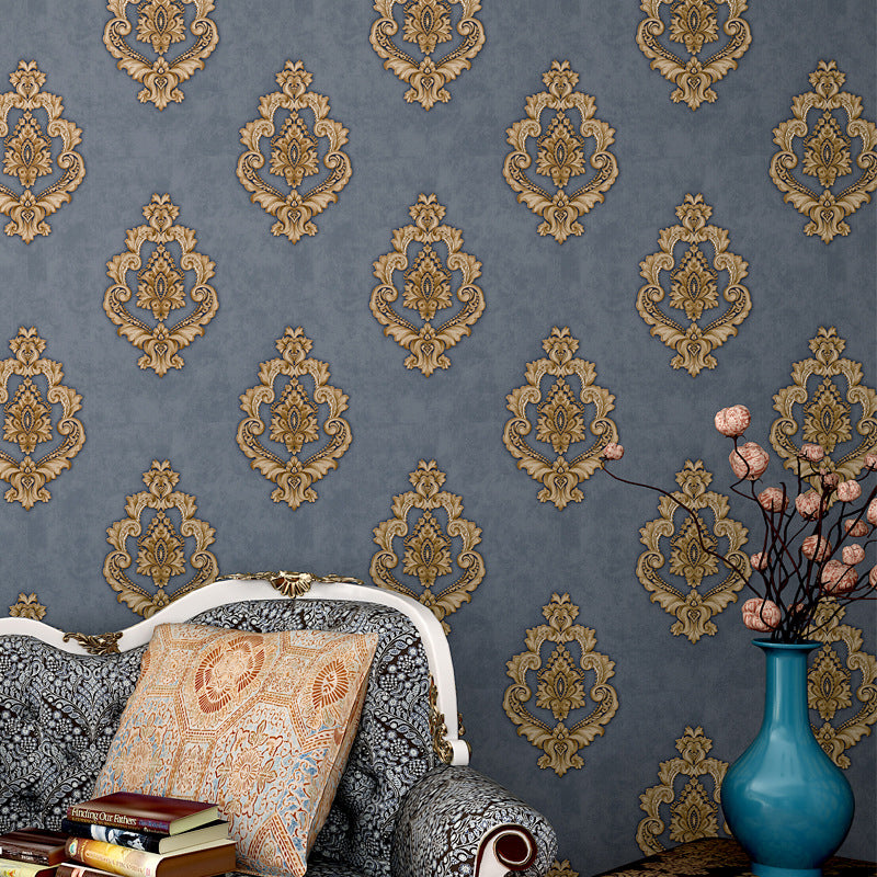 Vinyl Victorian Damask Wallpaper 33' x 20.5