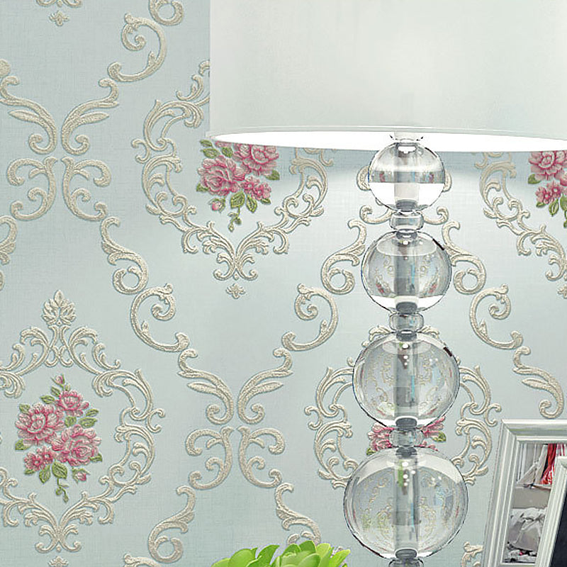 Flower Pattern Non-Woven Wallpaper 33'L x 20.5