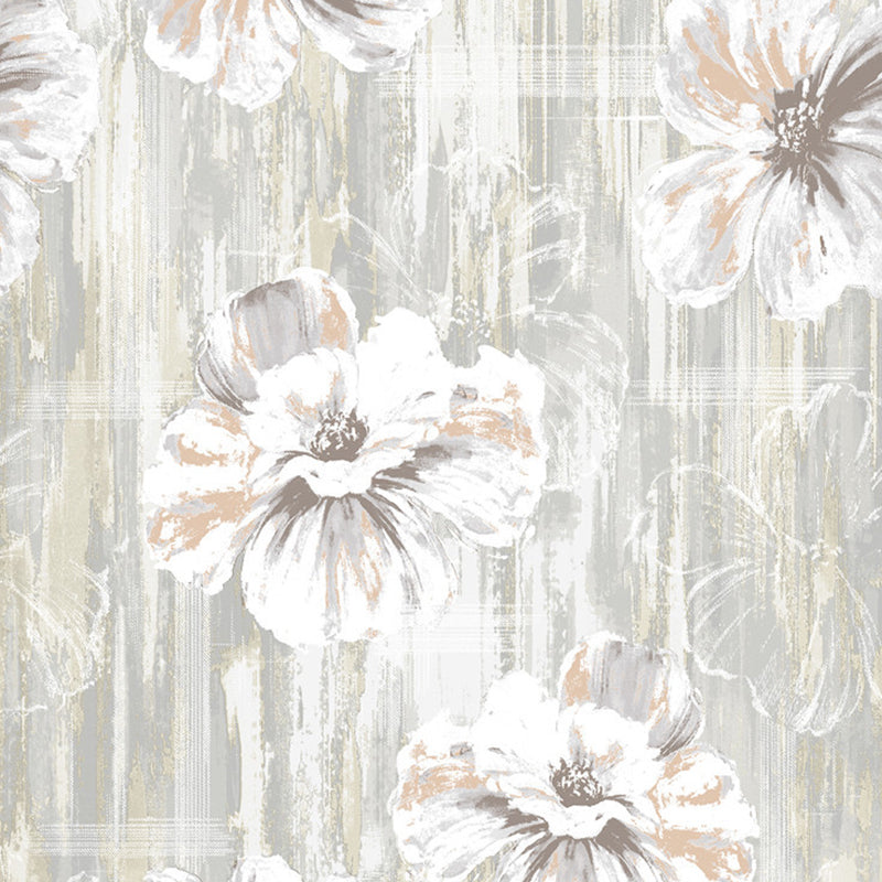 Extravagant Blossoms Non-Pasted Stain-Resistant Wallpaper, 20.5