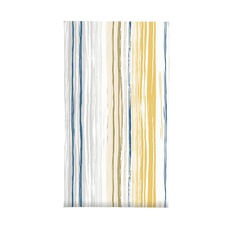 Plaster Wallpaper with Irregular Stripes, Multi-Colored, 20.5