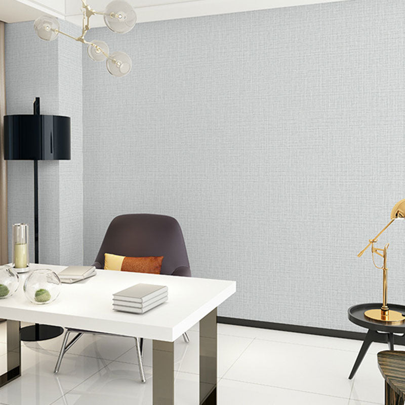 Modern and Simple Wall Decor Linen and Embossed Granule Non-Pasted Wallpaper, 31'L x 20.5