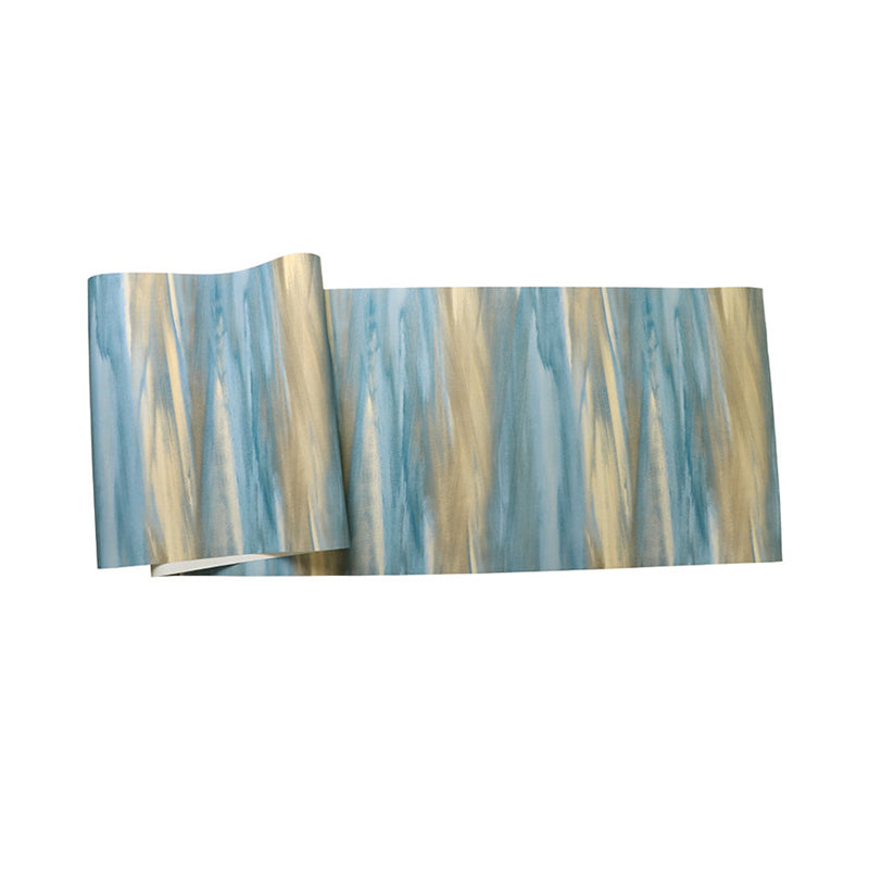 Abstract Watercolor Wallpaper Water-Resistant Non-Pasted Wash Painting PVC Wall Covering, 20.5