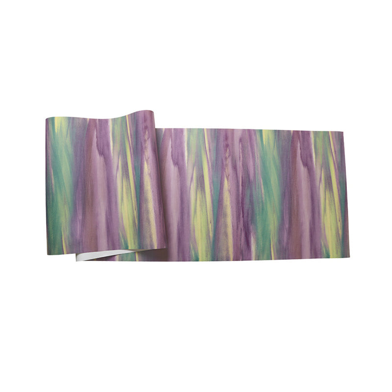 Abstract Watercolor Wallpaper Water-Resistant Non-Pasted Wash Painting PVC Wall Covering, 20.5