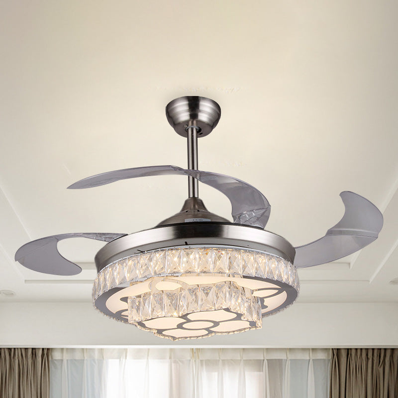 Modern Flower LED Ceiling Fan 42.5