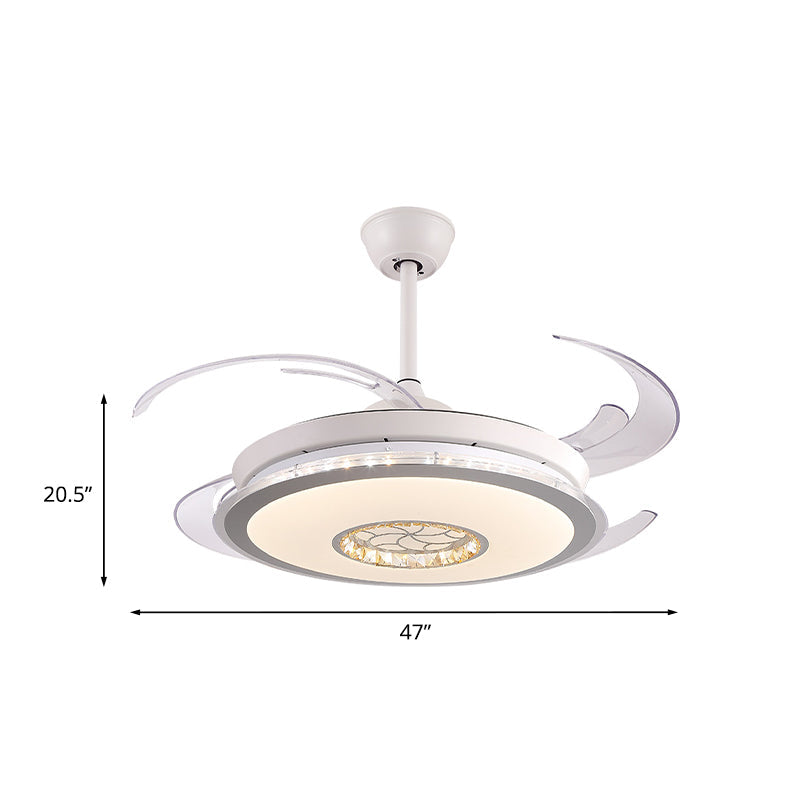 Minimalistic Round LED Ceiling Fan 47