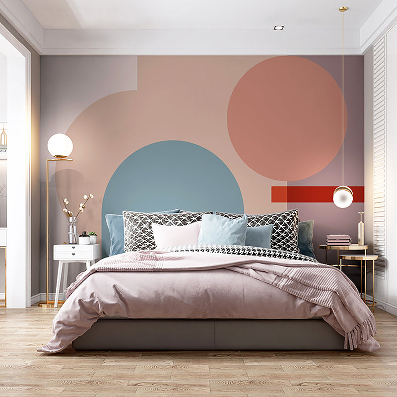 Full Size Wall Covering Unique Novelty Irregular Geometries Wall Mural in Multi-color Clearhalo 'Wall Decor' 'Wall Mural' 921792