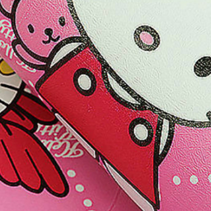 Vinyl 48.4 sq ft. Wallpaper Self-Adhesive Cute Cartoon Cat Wall Decor for Girl Clearhalo 'Wall Decor' 'Wallpaper' 929112