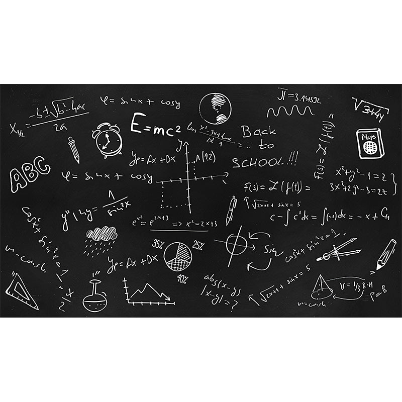 Water-Resistant Blackboard Wall Art Minimalist Wall Covering for Cafe Decoration Clearhalo 'Wall Decor' 'Wall Mural' 978057