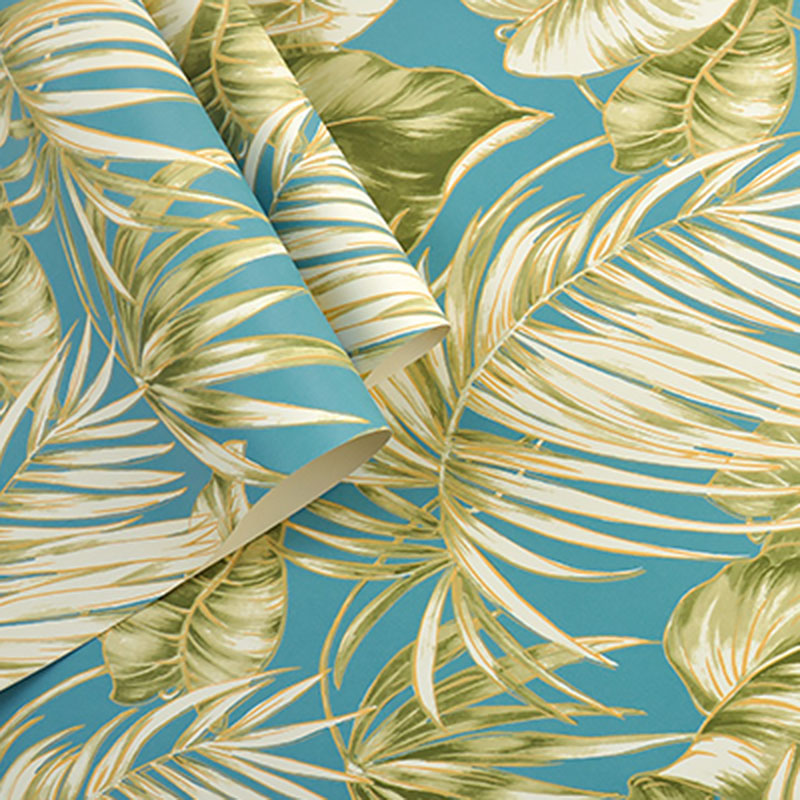 Water-Resistant Banana Leaves Wallpaper Roll 33' x 20.5