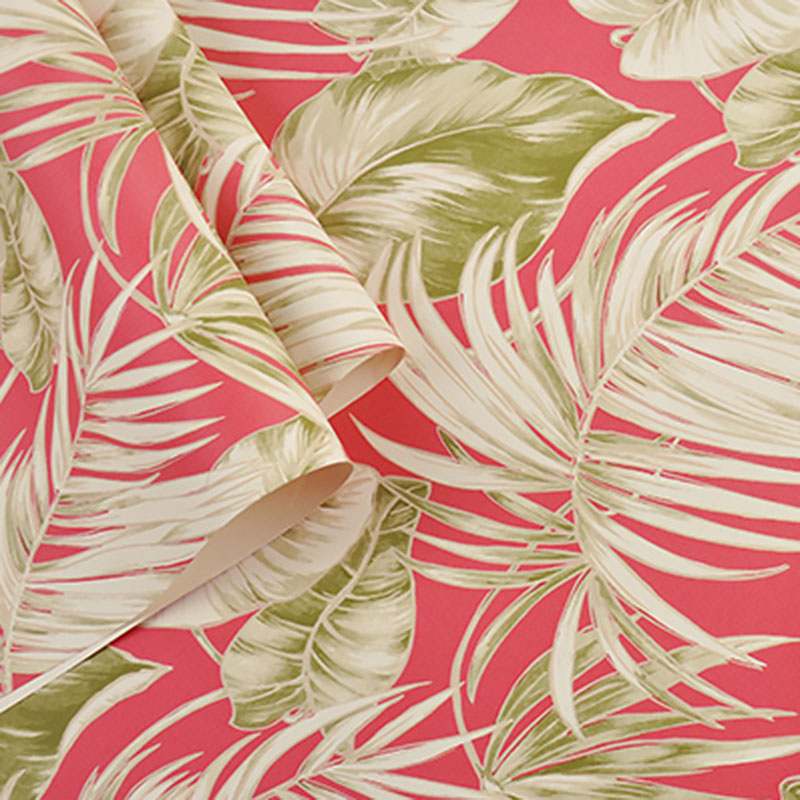 Water-Resistant Banana Leaves Wallpaper Roll 33' x 20.5