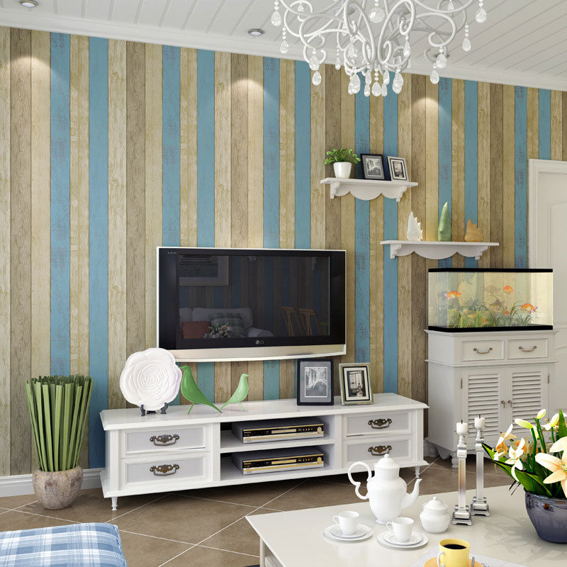 Retro Wood Look Wall Covering for Living Room, 20.5