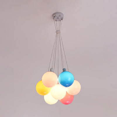 Balloon Restaurant Pendant Light Plastic Kids Modern Multi-Colored Hanging Light Clearhalo 'Ceiling Lights' 'Pendant Lights' 'Pendants' Lighting' 98751