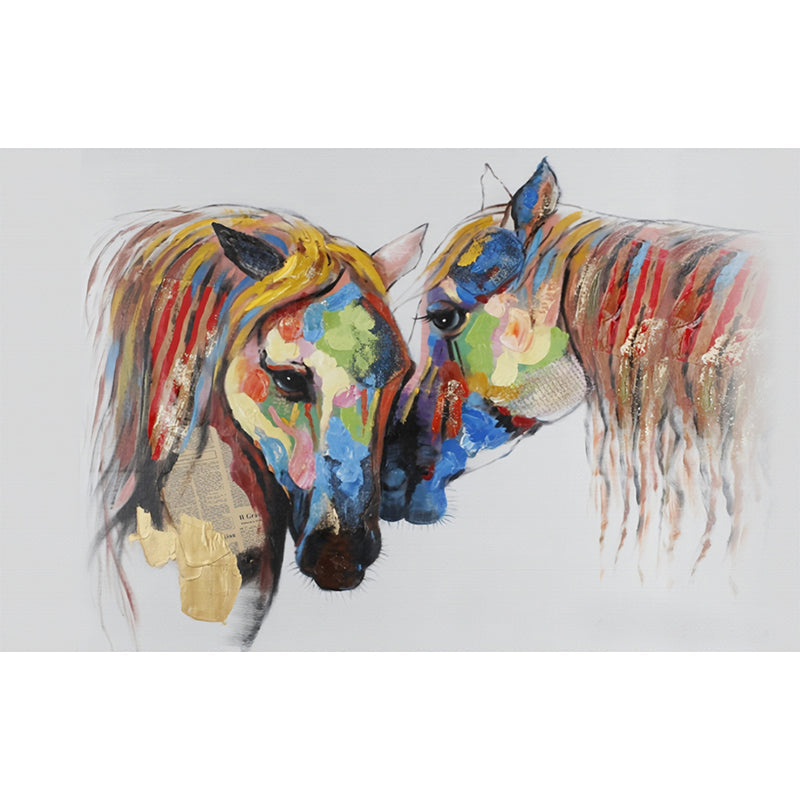 Cool Horse Wall Mural for Commercial Use Novelty Wall Covering, Made to Measure Clearhalo 'Wall Decor' 'Wall Mural' 990398