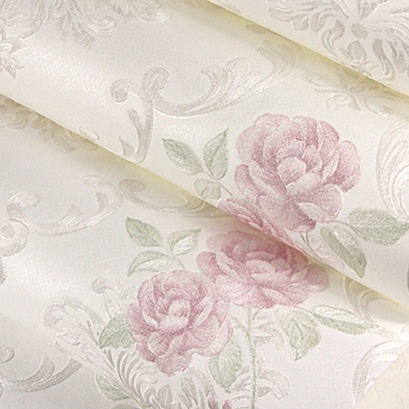 Garden Blossoms Wall Covering in Soft Color Non-Woven Material Wallpaper for Home Decor, 31' by 20.5