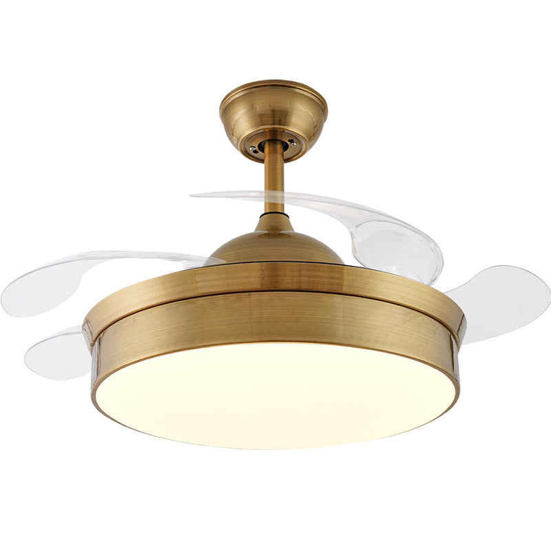 Modernism Drum Pendant Fan Lamp 48