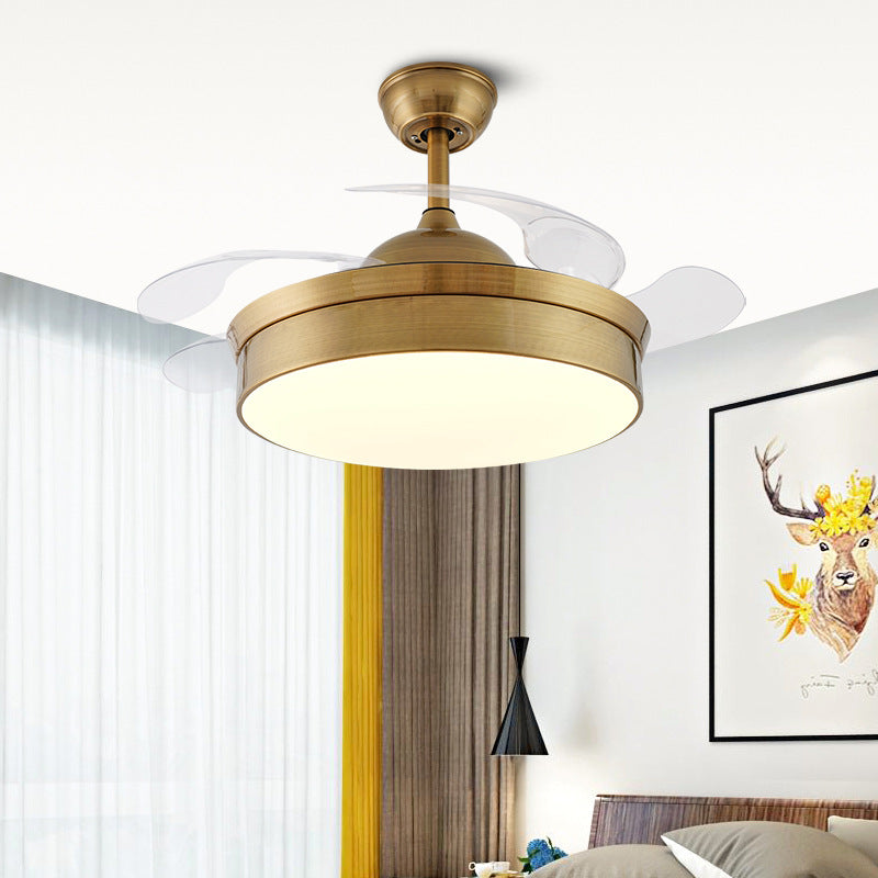 Modernism Drum Pendant Fan Lamp 48